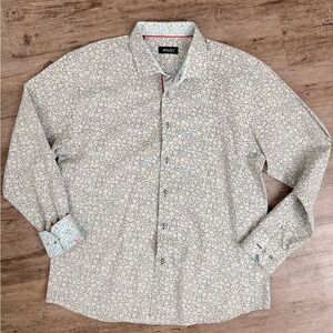 Spazio • Floral Contrast Dress Shirt